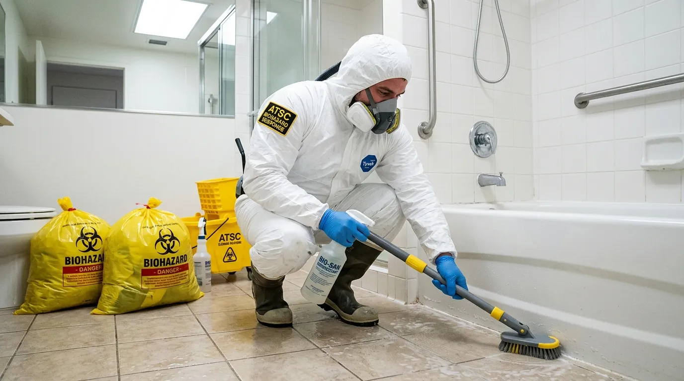 Decontamination equipment deployed for Blood Cleanup in Roanoke